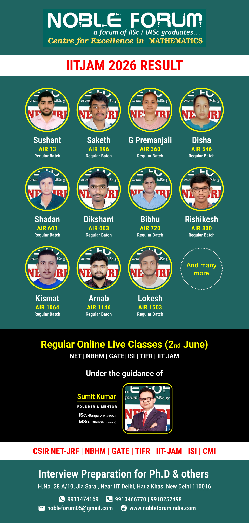 IITJAM 2026 RESULT